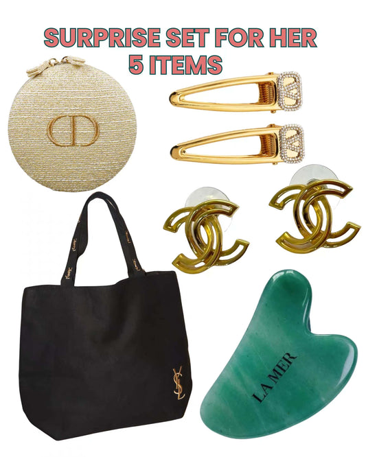 surpriseboxgift.com ysl bag, lamer guasha, valentino, channel, cd bag