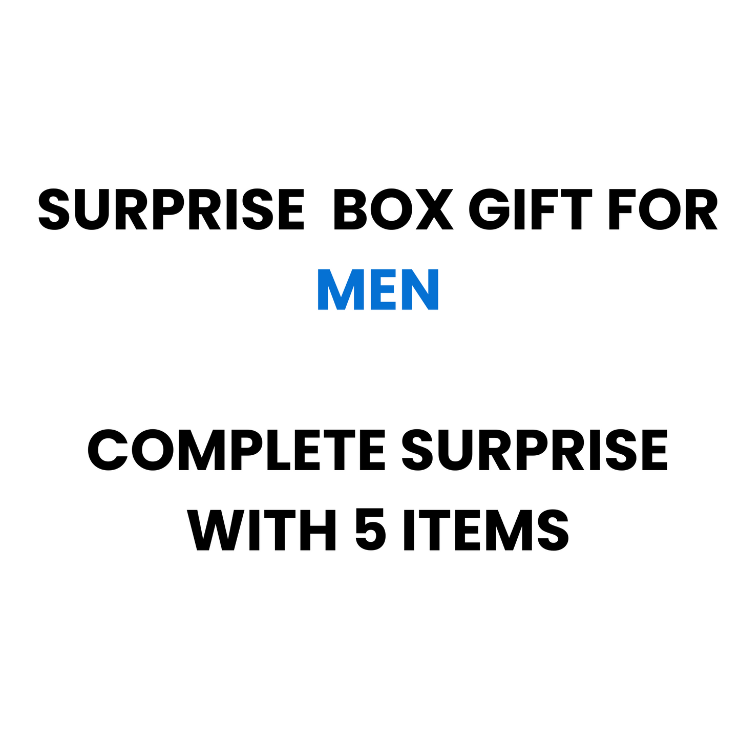 SURPRISE GIFT OF 5 ITEMS FOR MEN