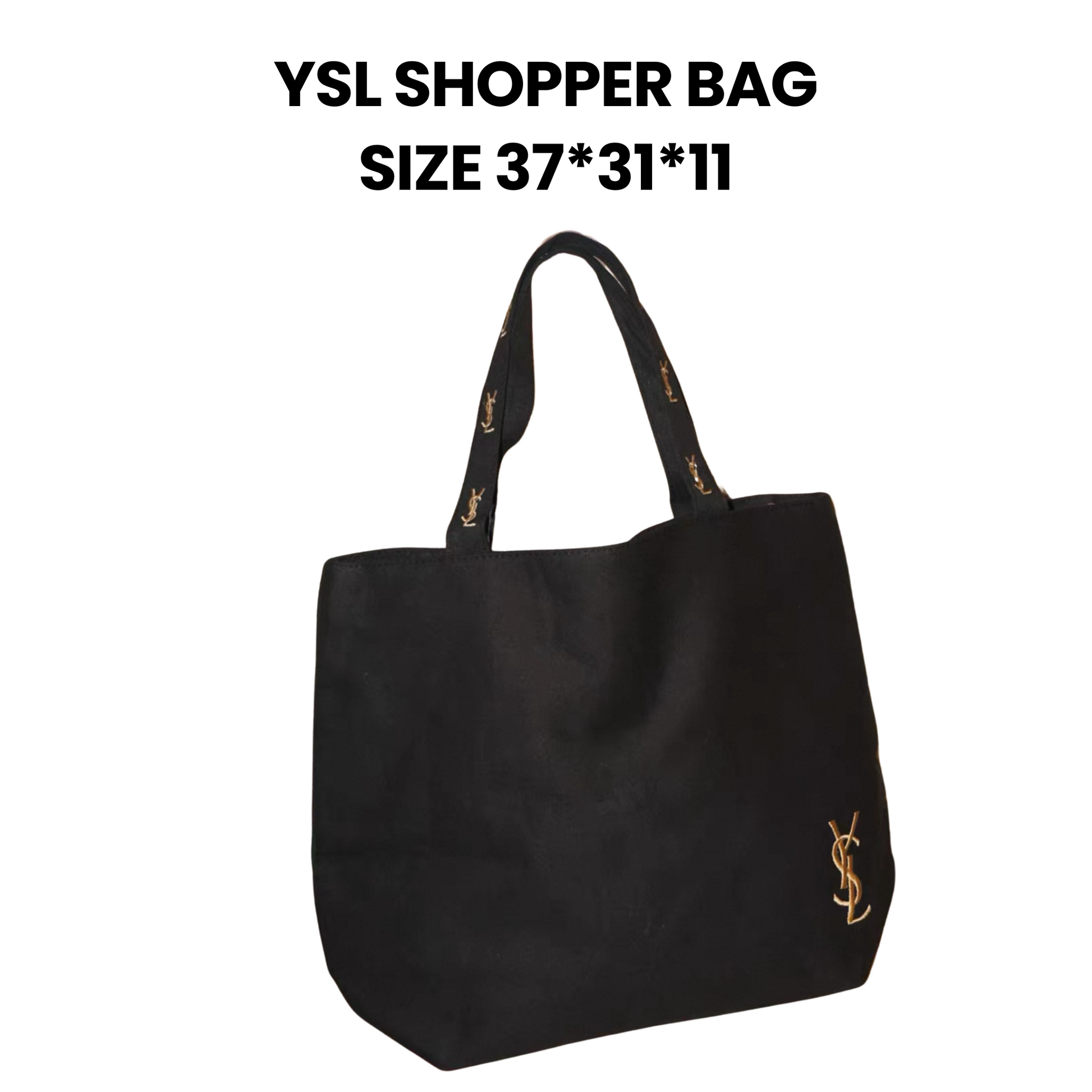 ysl Black bag with pink interior on a white background, shopper ysl bag, surpriseboxgift.com, women gift, xmas gift , birthdays gift, womens day gift, corporate gifts,